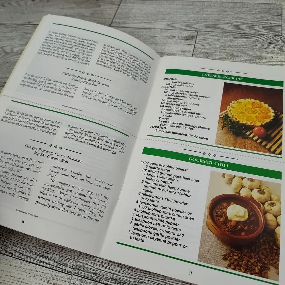 Country Cooking Prize-Winning Beef‎ RECIPE CARDS Collection Cookbook Booklet